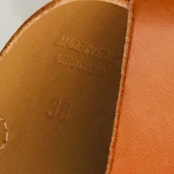 NEW Barney’s NY Crossover Platform Sandals Made in Italy New Without Tags - Picture 14 of 15